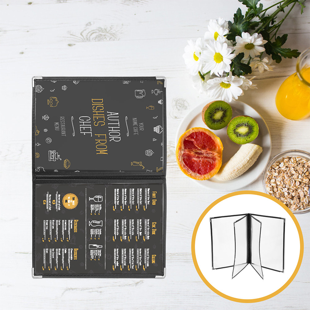 2Pcs Transparent Menu Holder R - Home Cooking Book recension och pris