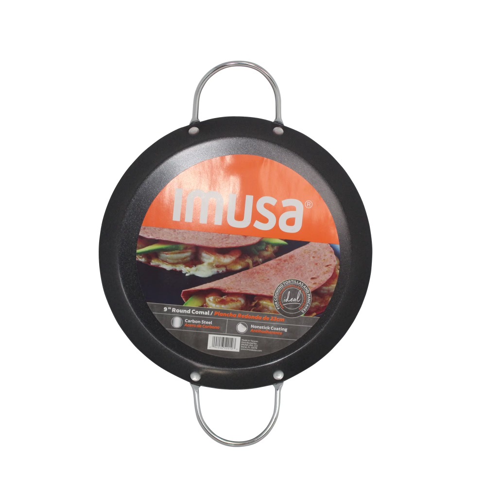 9in Carbon Steel Nonstick Roun - Comal Griddle Round recension och pris