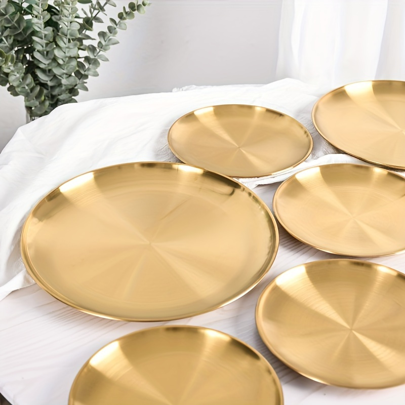 2pcs, Golden Pizza Plates, Sta - Home Cooking Dishes recension och pris