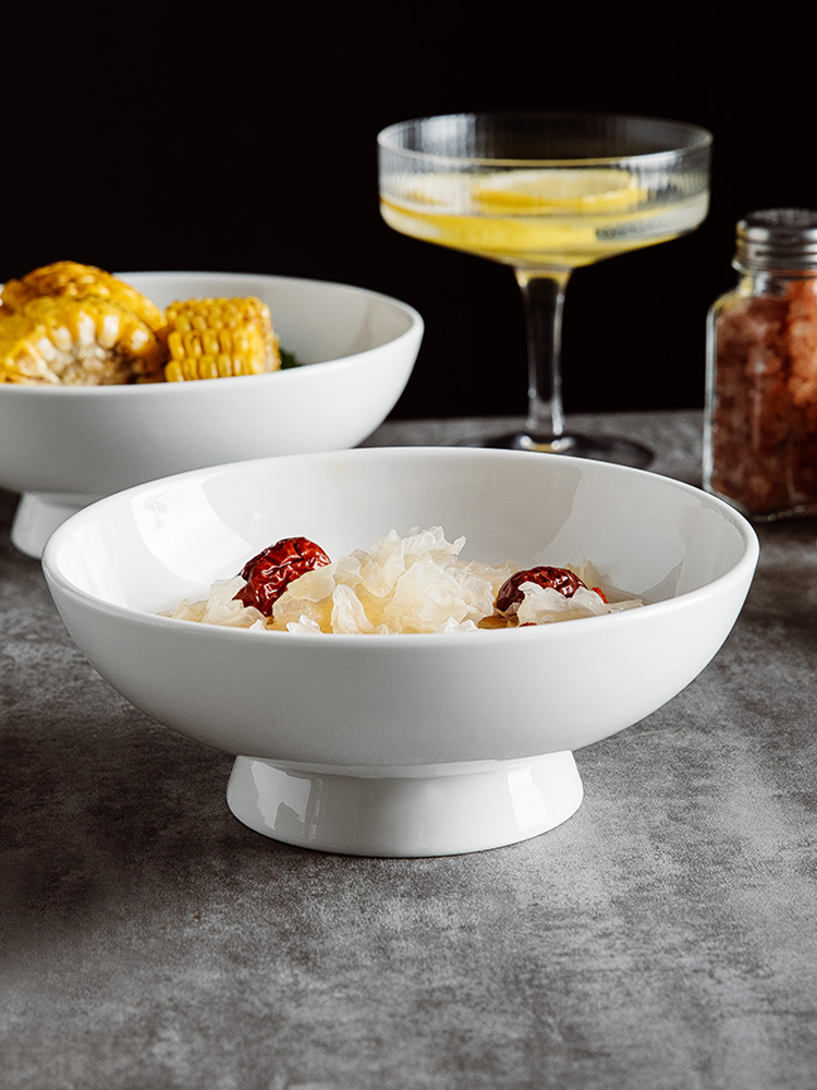 Pure White Ceramic Pastry Frui - Home Cooking Dishes recension och pris