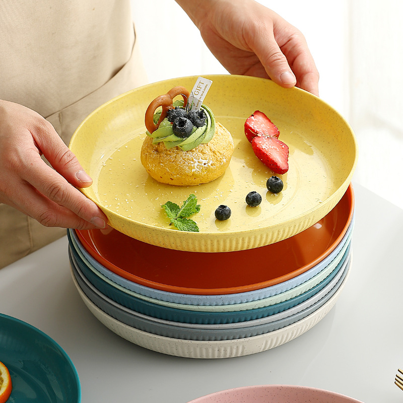 23cm Nordic Wheat Straw Dinner - Home Cooking Dishes recension och pris