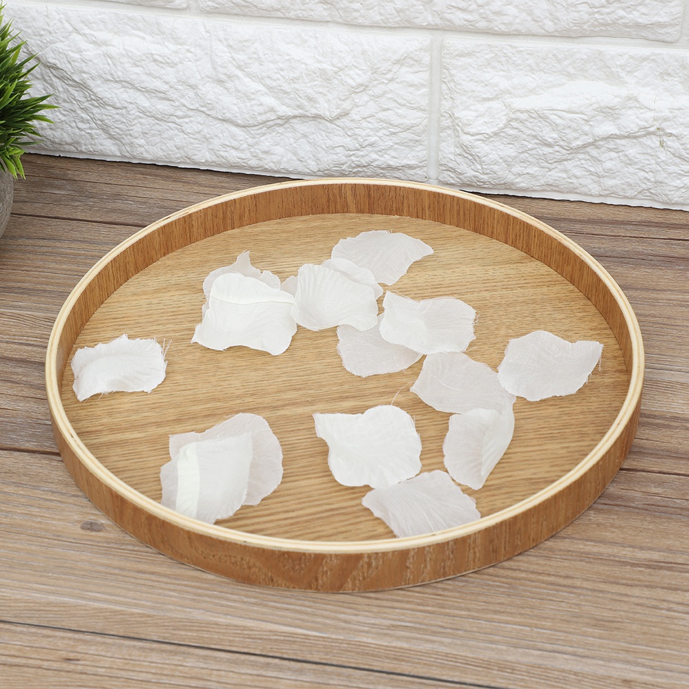 Wooden Serving Tray Tea Plate  - Home Cooking Dishes recension och pris