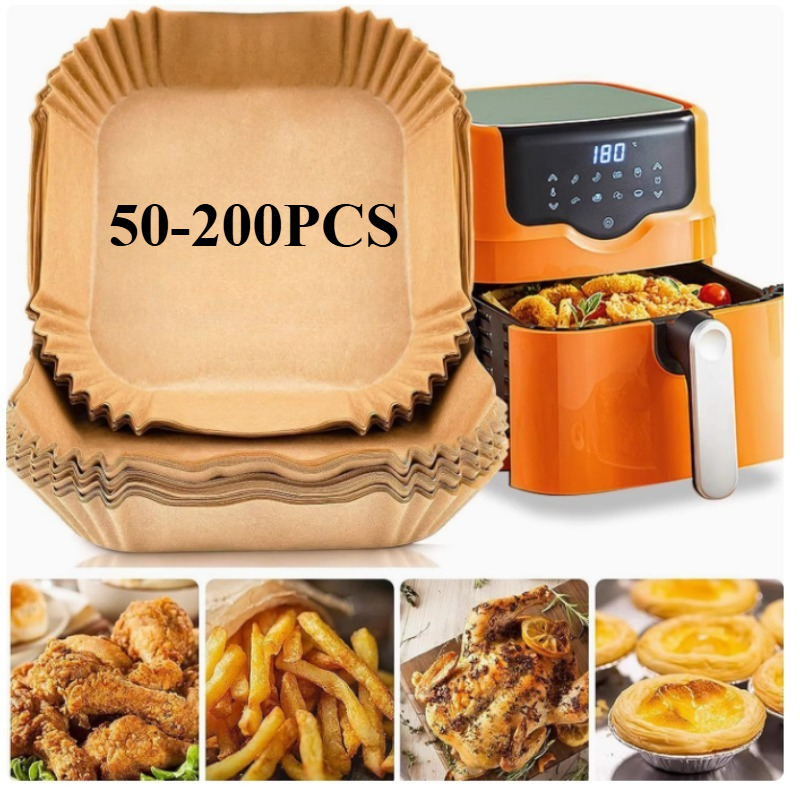50-200PCS Air Fryer Parchment  - Home Cooking Oil Disposal recension och pris