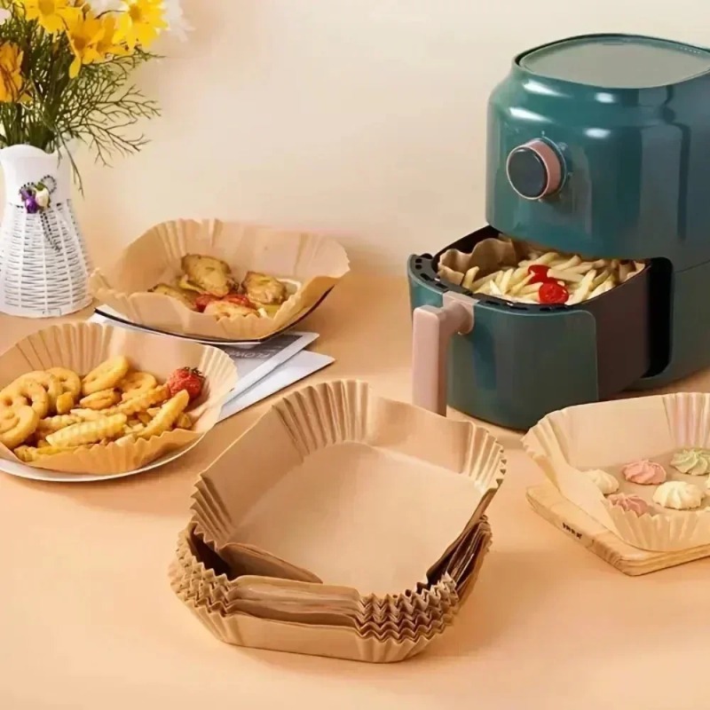 50-200PCS Air Fryer Parchment  - Home Cooking Oil Disposal recension och pris